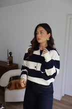 PULL CORRY BLEU MARINE