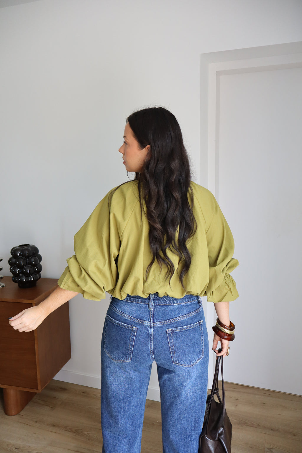 BLOUSE EULALIE OLIVE