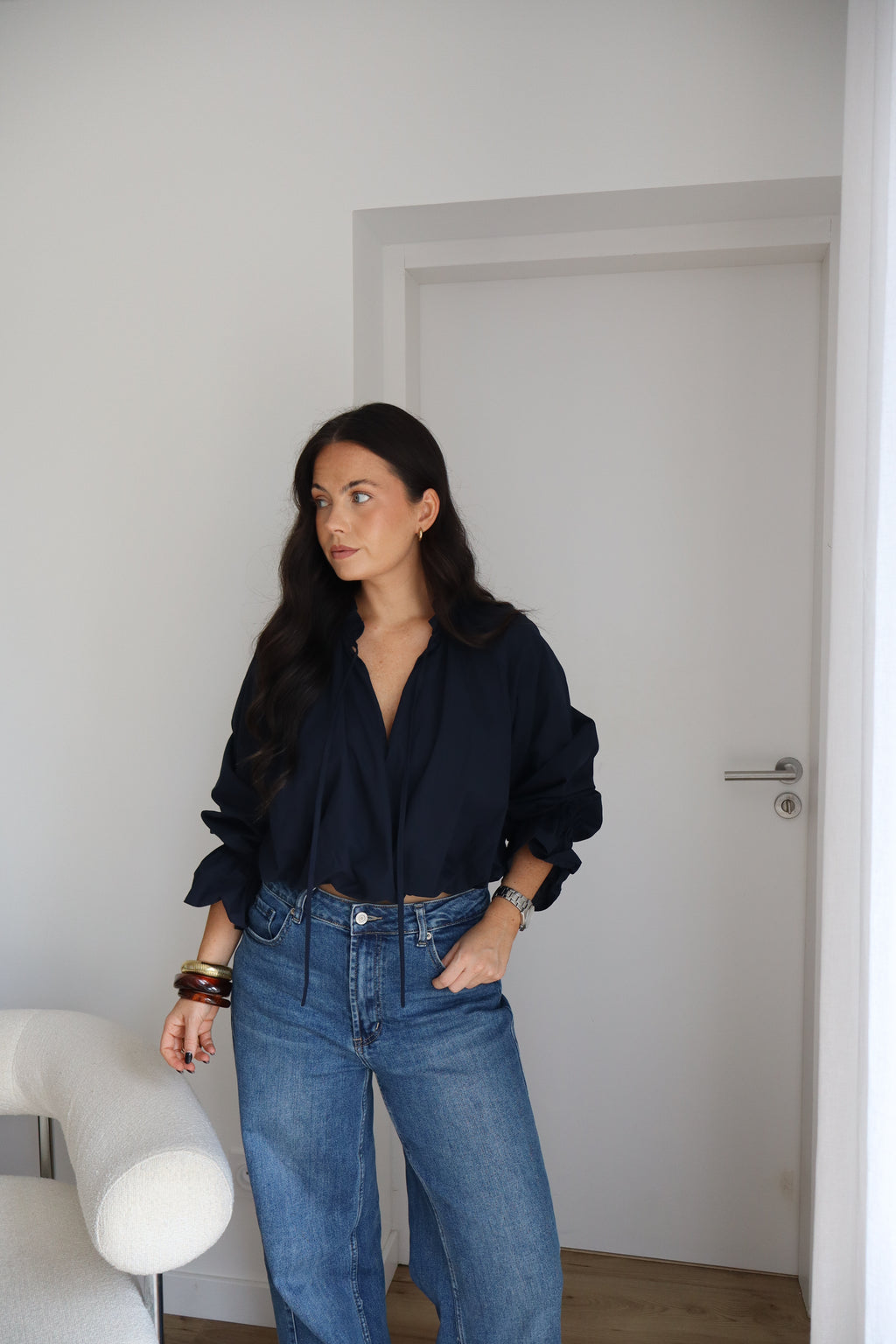 BLOUSE EULALIE MARINE