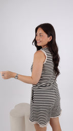 TOP CROCHET ROMANE NOIR