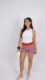 SHORT PAULINE ROUGE