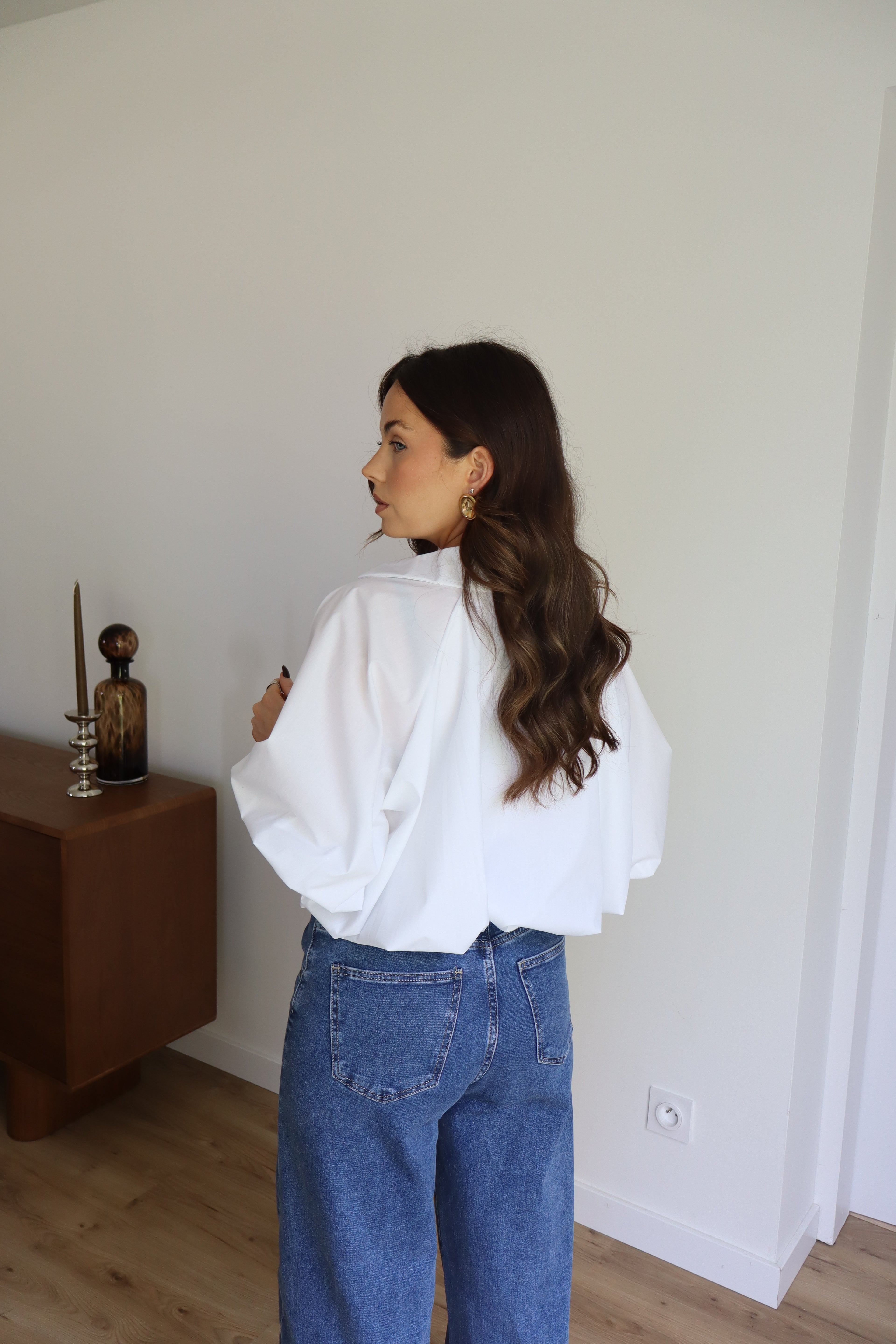 BLOUSE BOULE SARAH BLANCHE