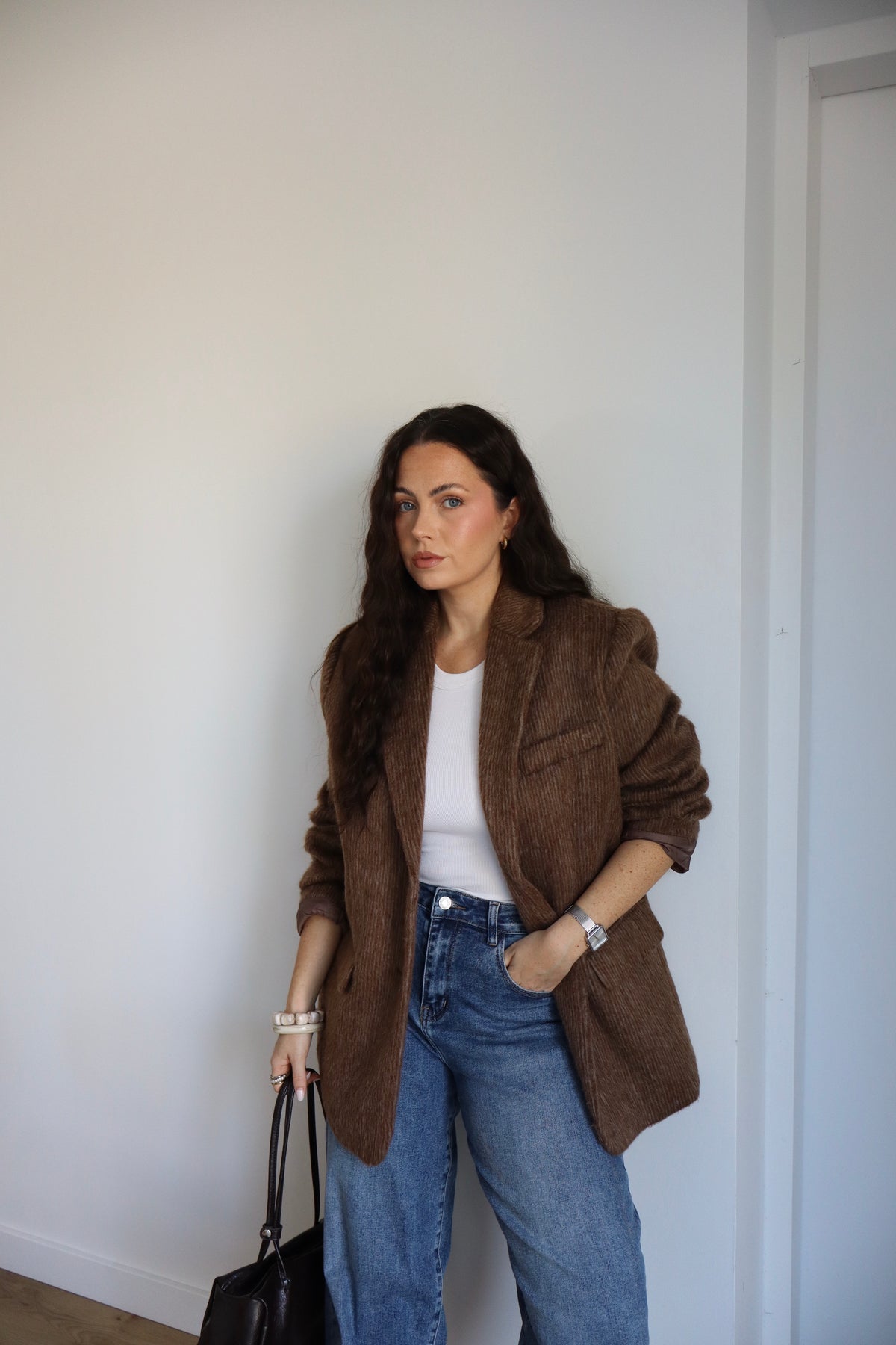 VESTE BLAZER JEANNE MARRON