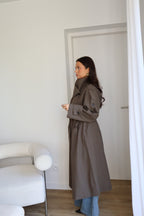 TRENCH LONG KAKI BASILE