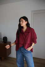 CHEMISE APPOLINE PRUNE
