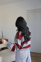 PULL NINA RAYE BORDEAUX