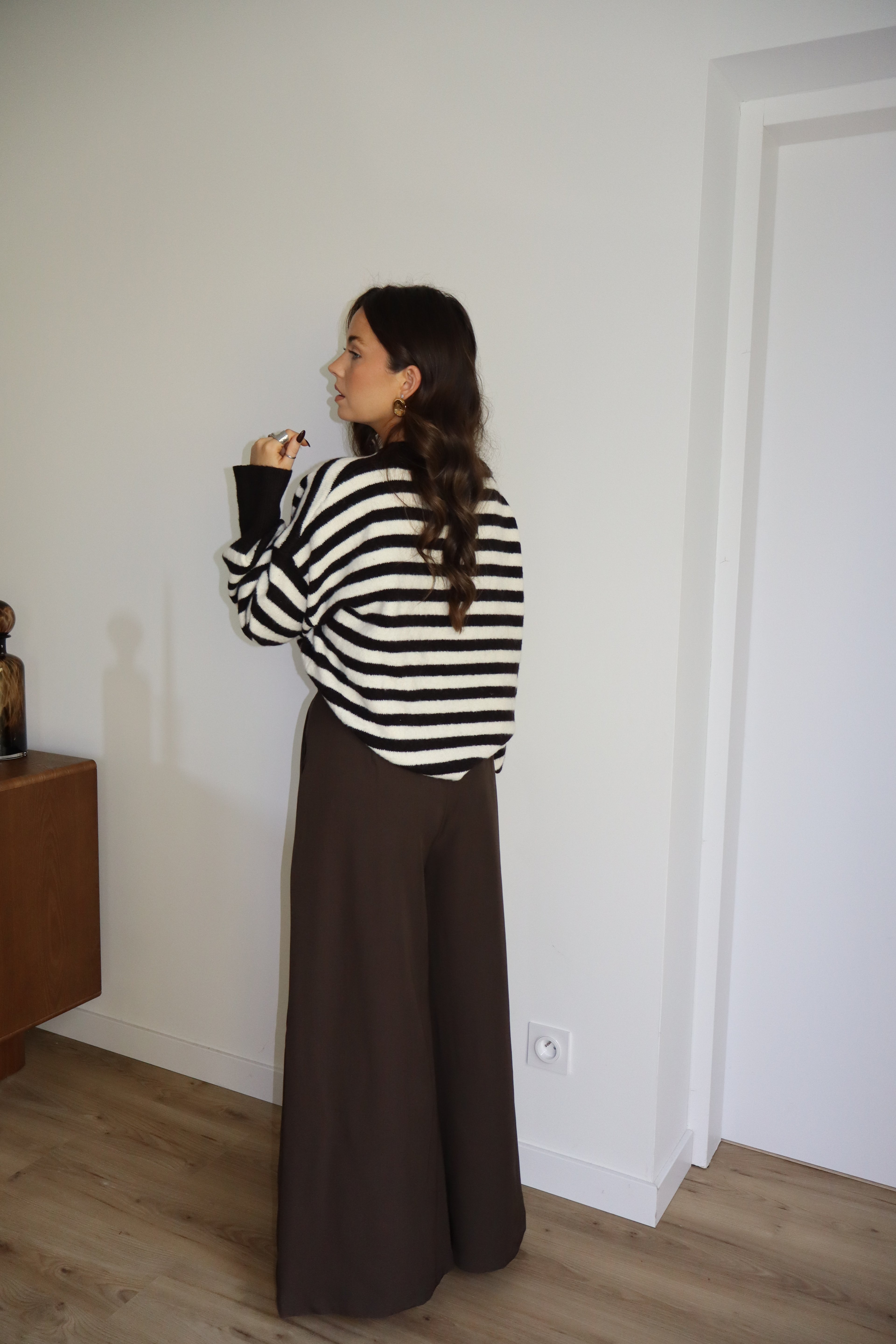 PANTALON MARRON MARJORIE