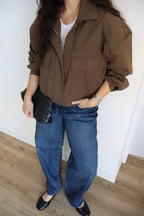 VESTE ADELE MARRON