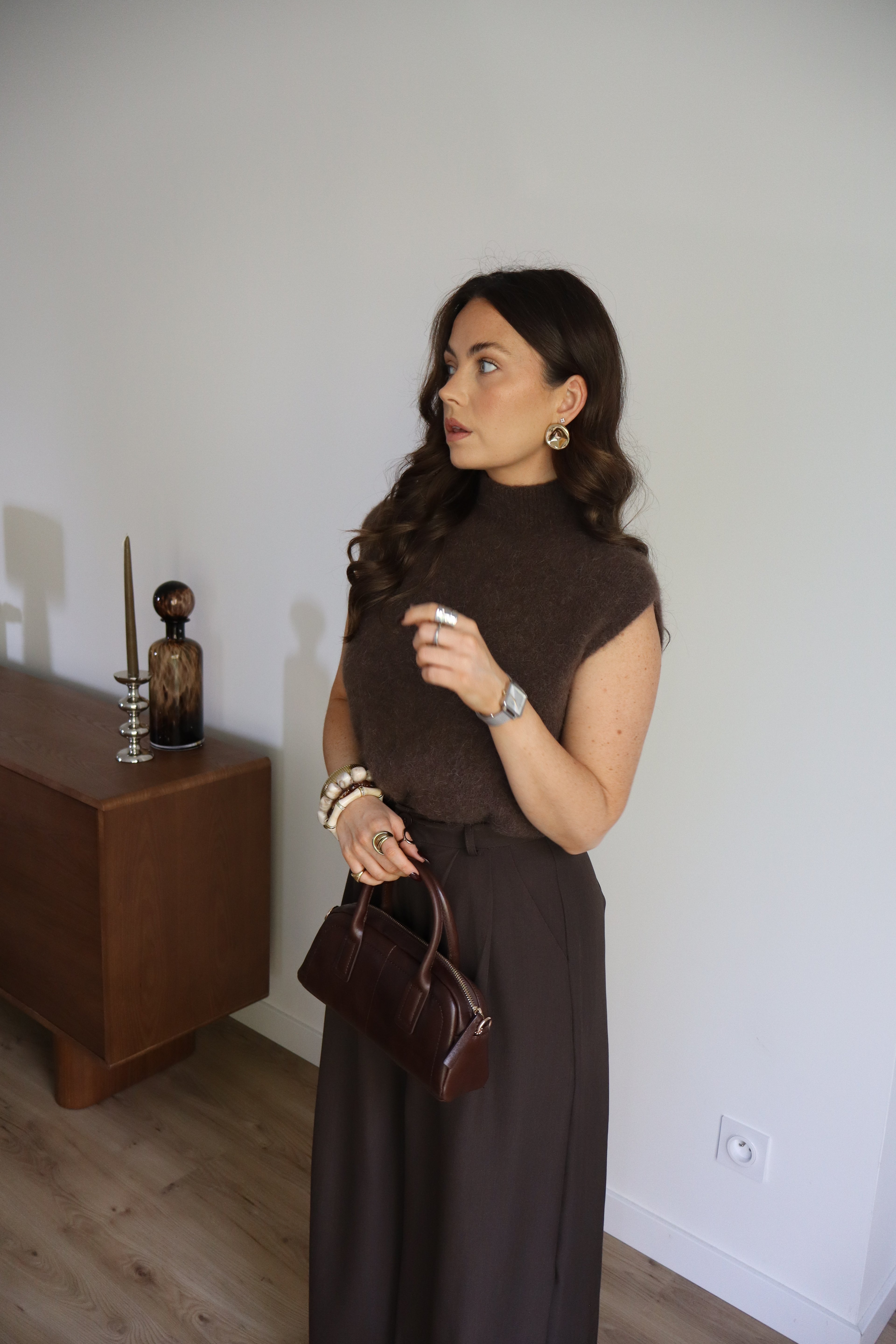 PULL MARRON NINON