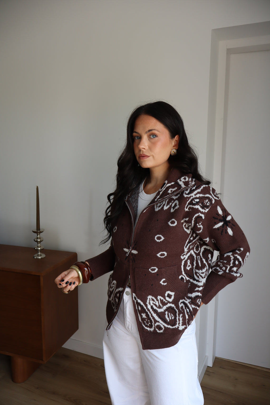 GILET BANDANA CHOCO