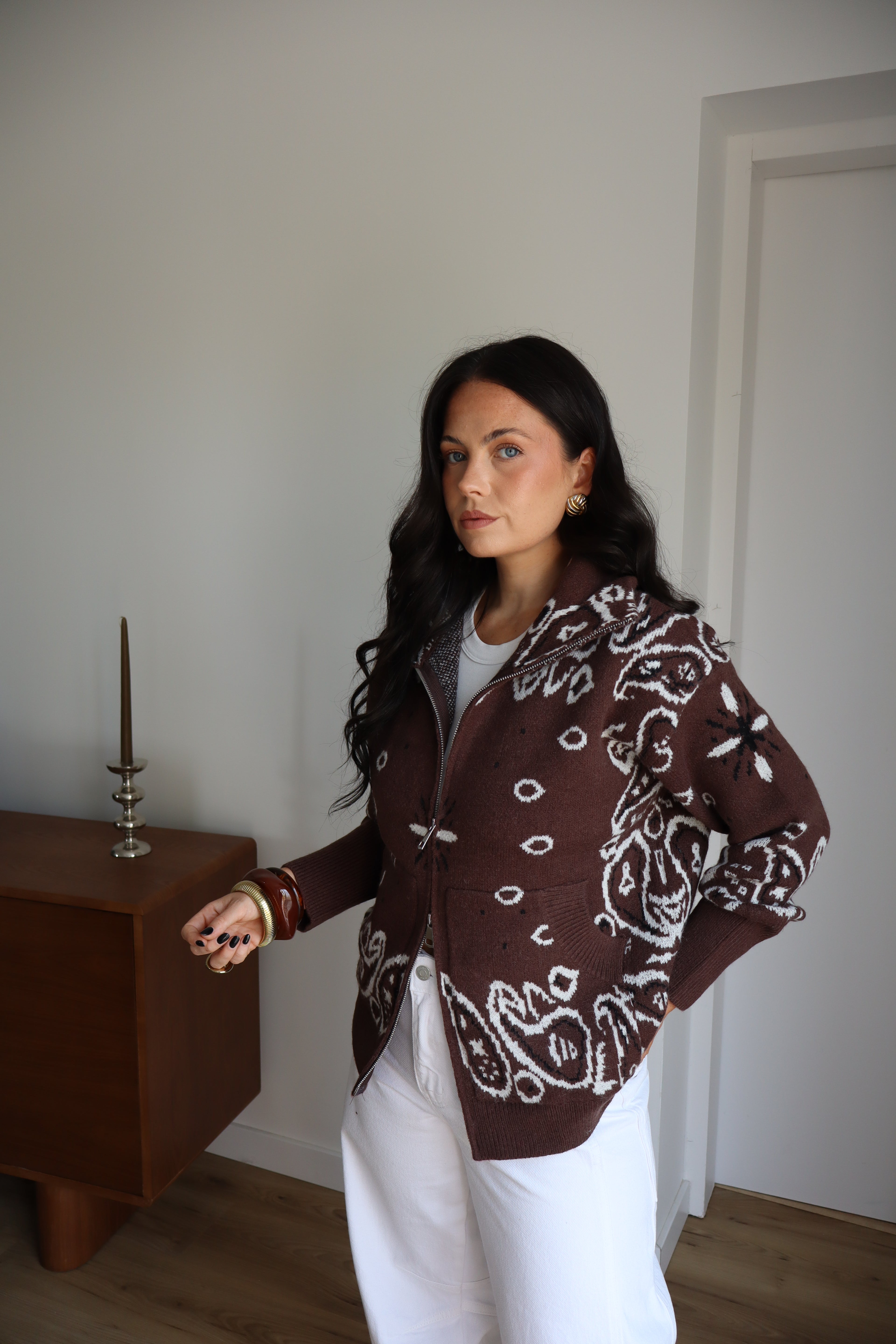 GILET BANDANA CHOCO