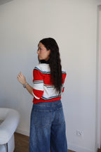 PULL POLO SISSY ROUGE
