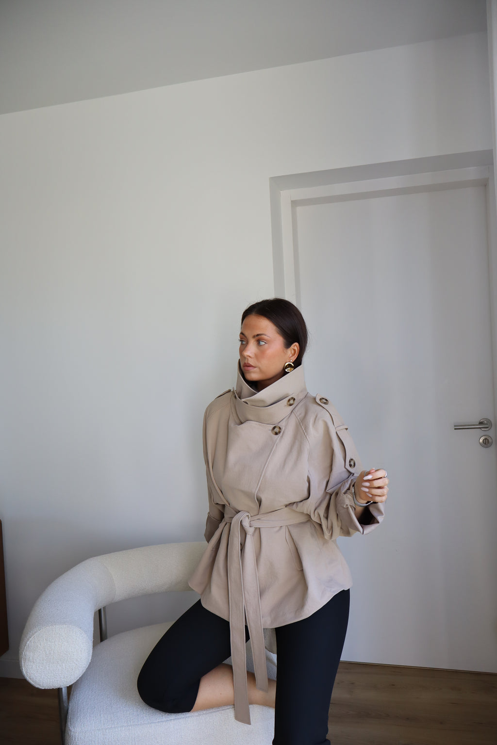 TRENCH COURT LOUISE BEIGE