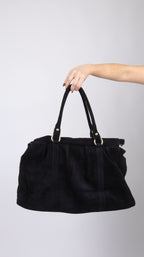 SAC SUEDE LOUNA NOIR