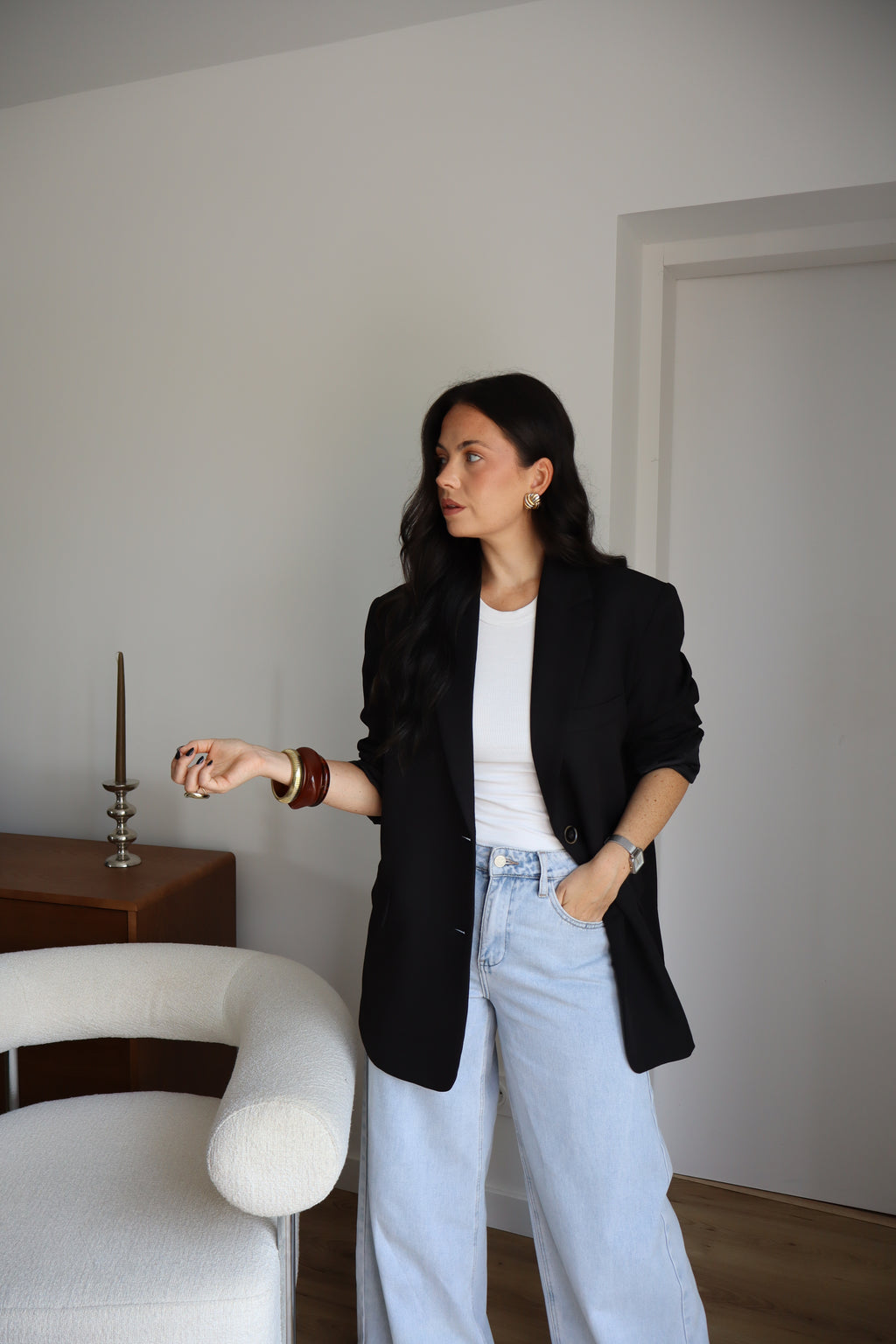 BLAZER NOIR BLANDINE