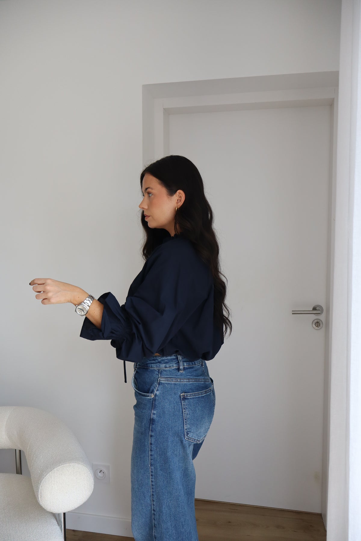 BLOUSE EULALIE MARINE