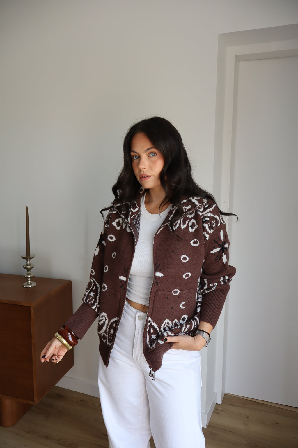 GILET BANDANA CHOCO