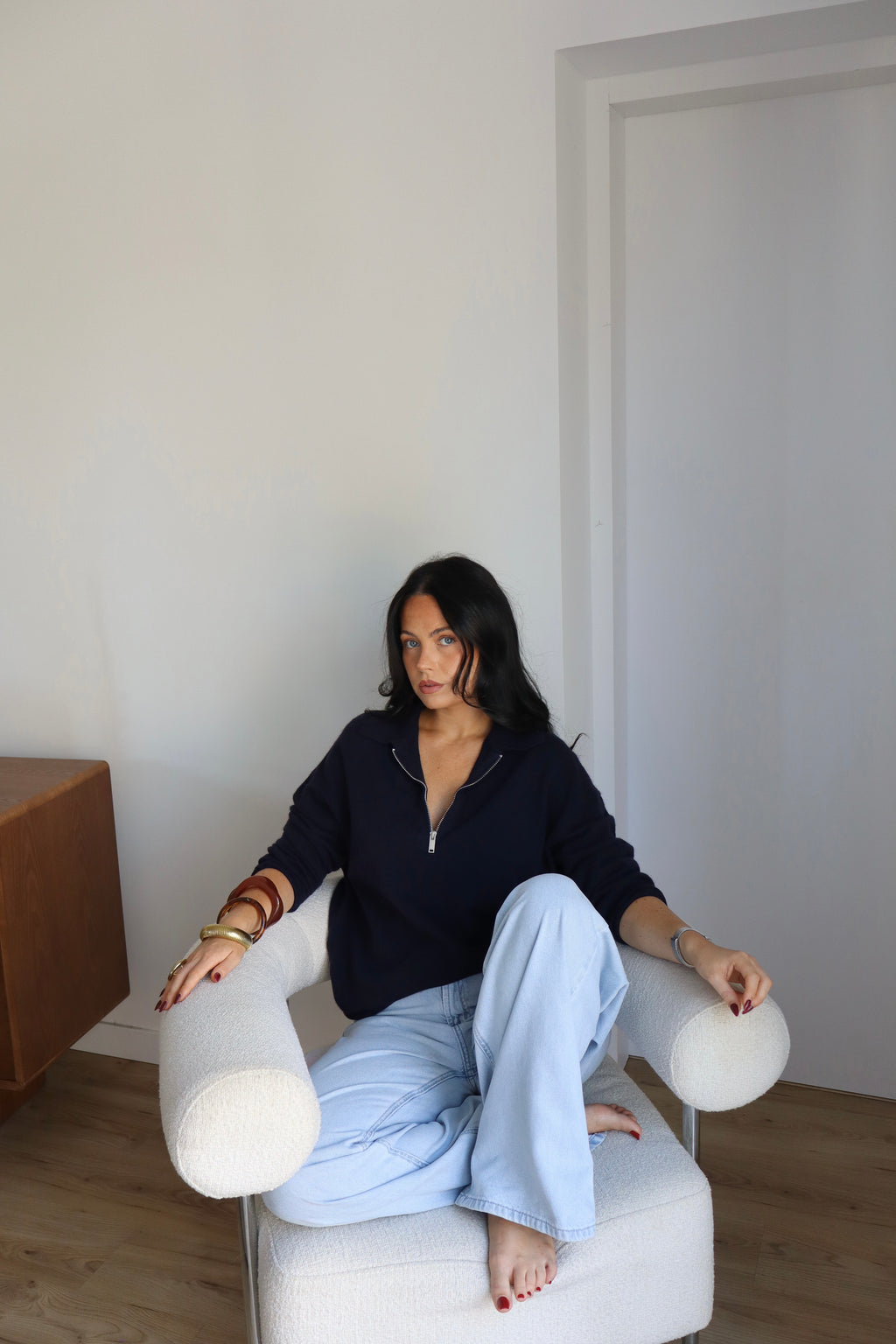 PULL ZIPPÉ GAB MARINE