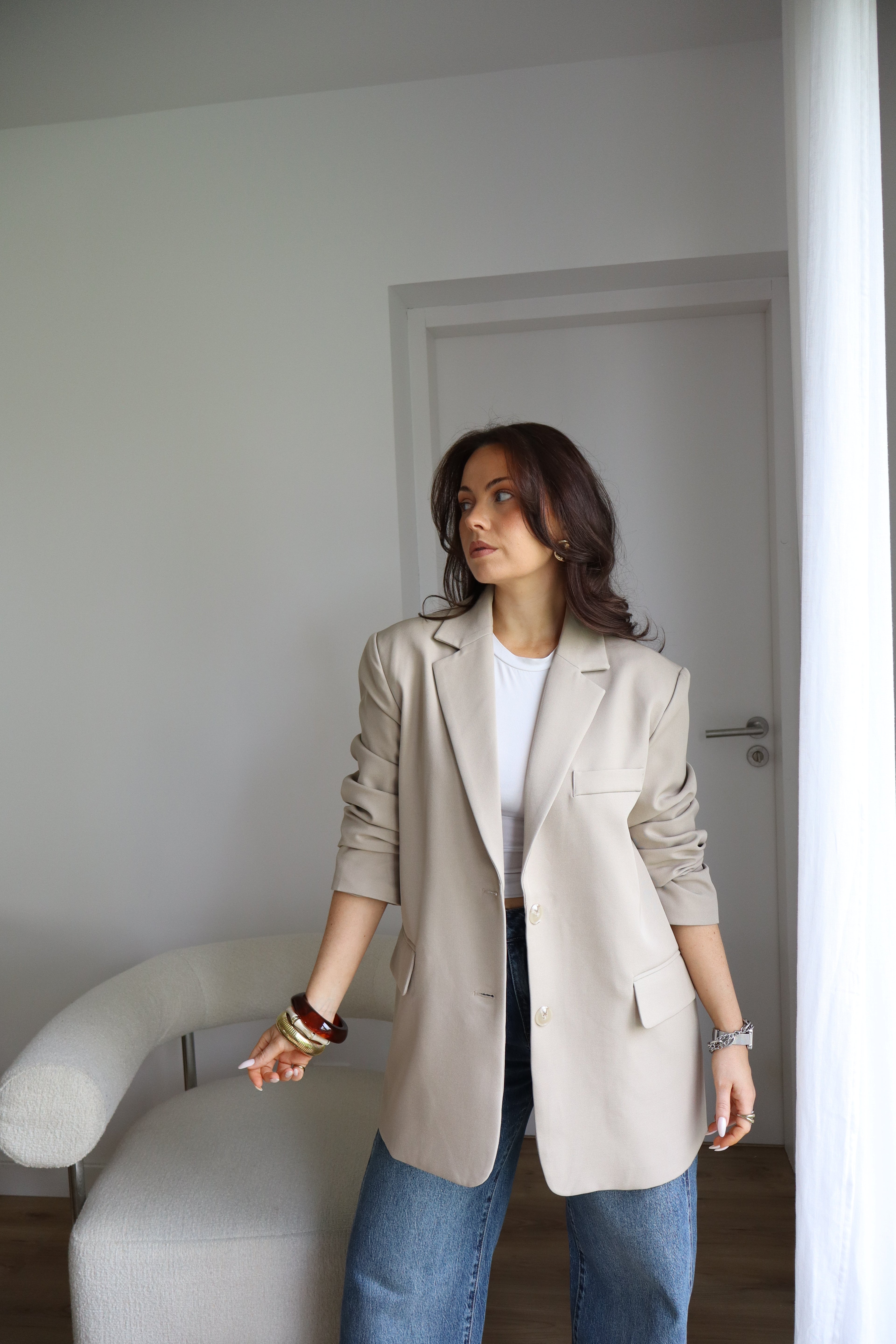 BLAZER BLANDINE BEIGE