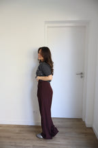 PANTALON BORDEAUX ROXANE