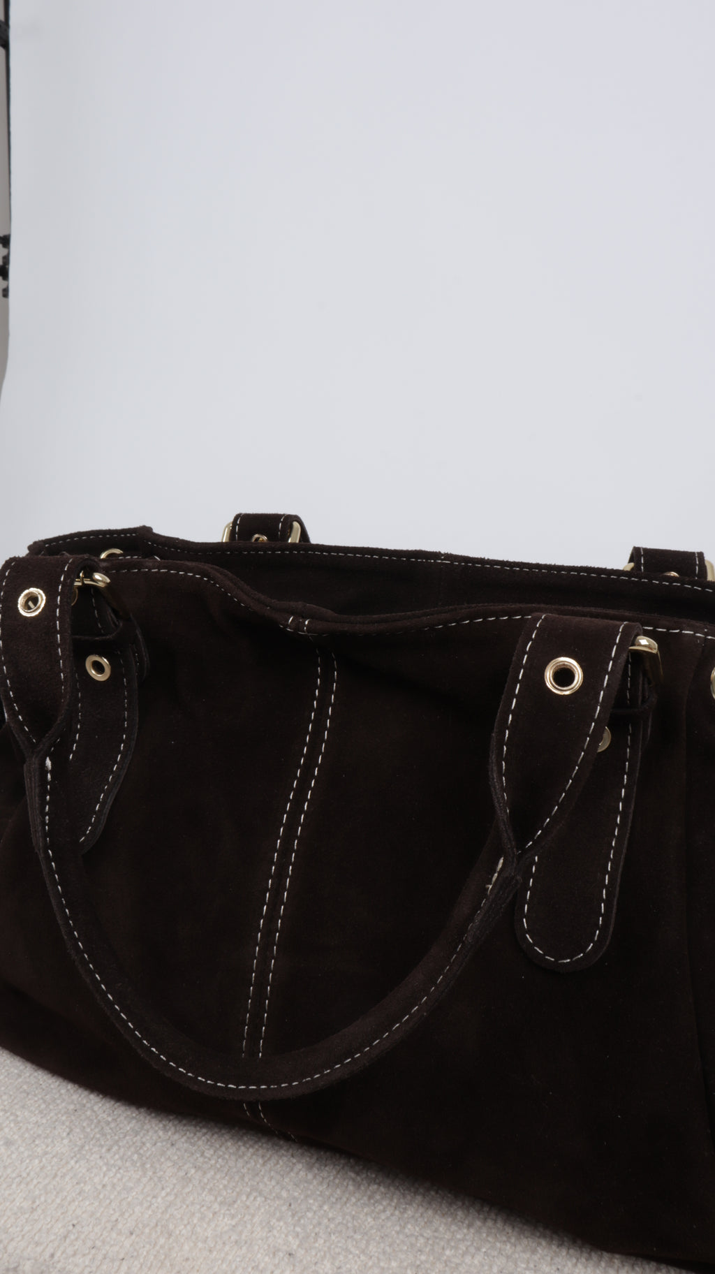 SAC SUEDE LISA MARRON