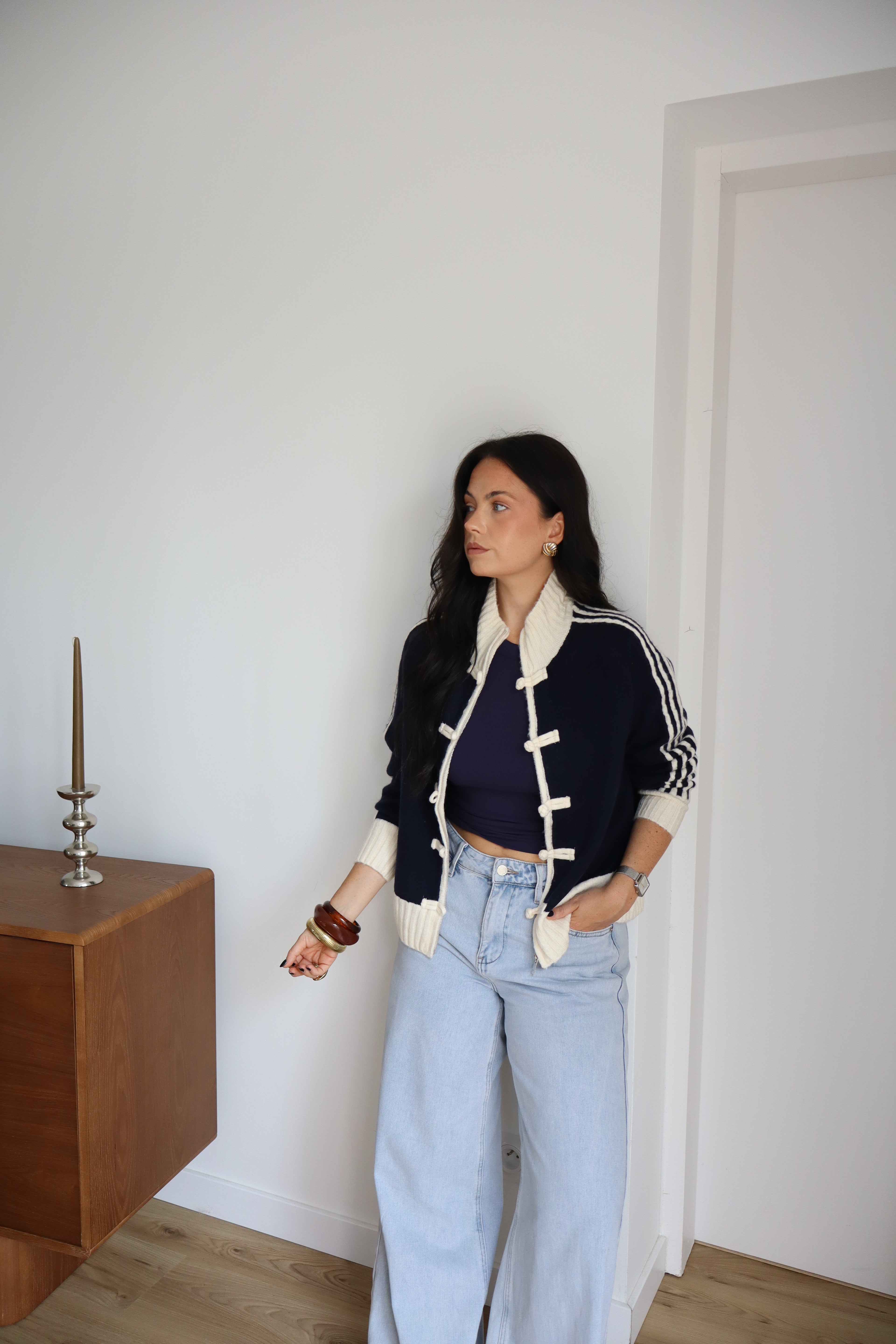 GILET ZIPPÉ ALBA MARINE