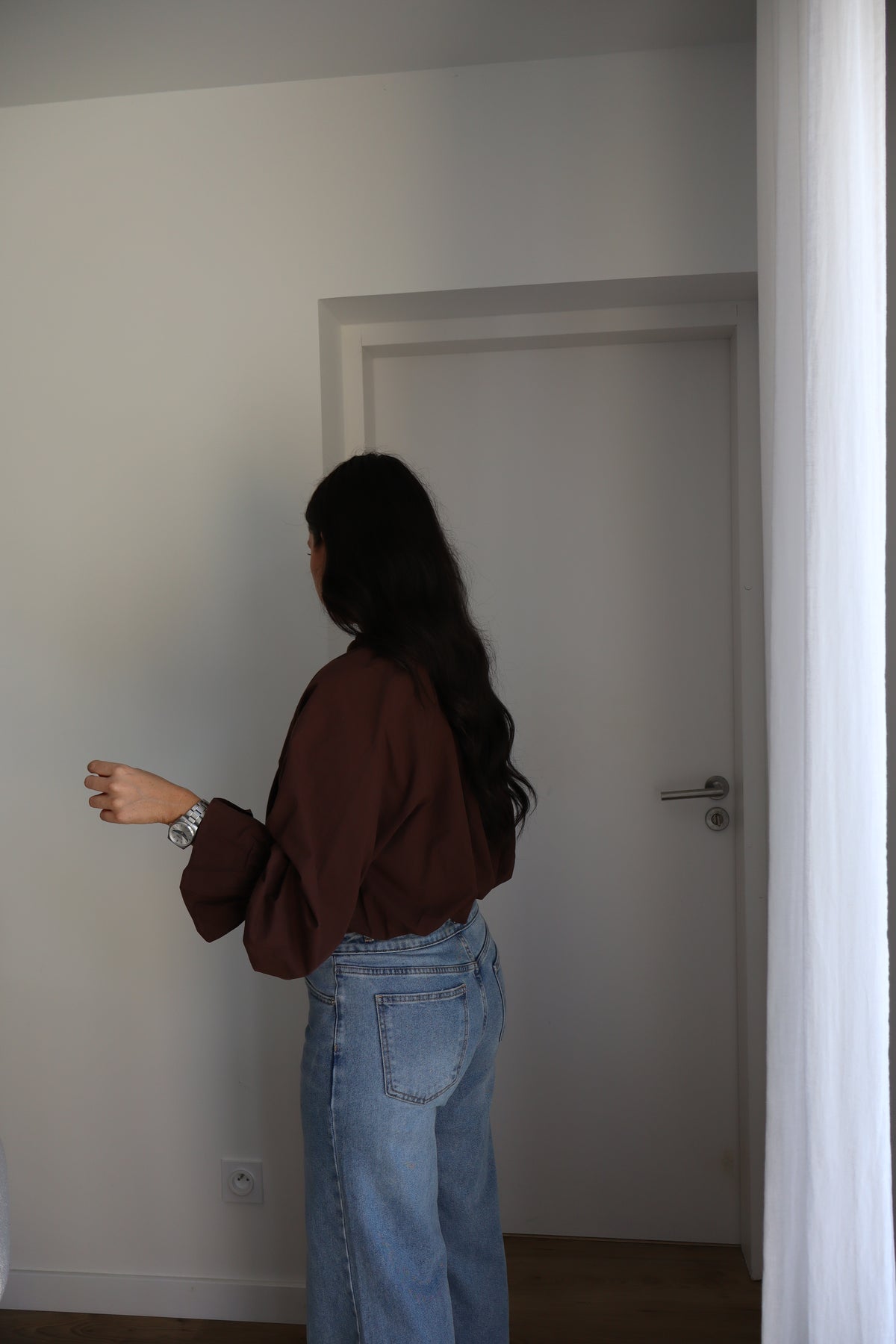 BLOUSE EULALIE CHOCO