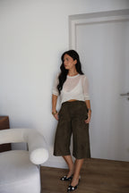 BERMUDA SUEDE NOA KHAKI