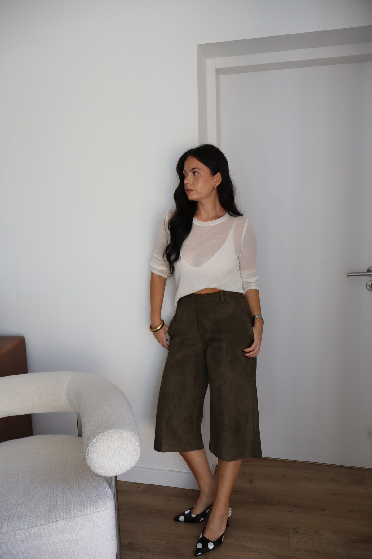 BERMUDA SUEDE NOA KHAKI