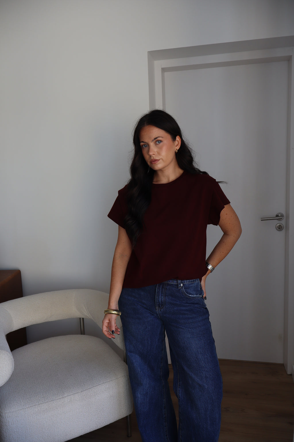 T-SHIRT FELIX BORDEAUX