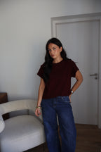 T-SHIRT FELIX BORDEAUX