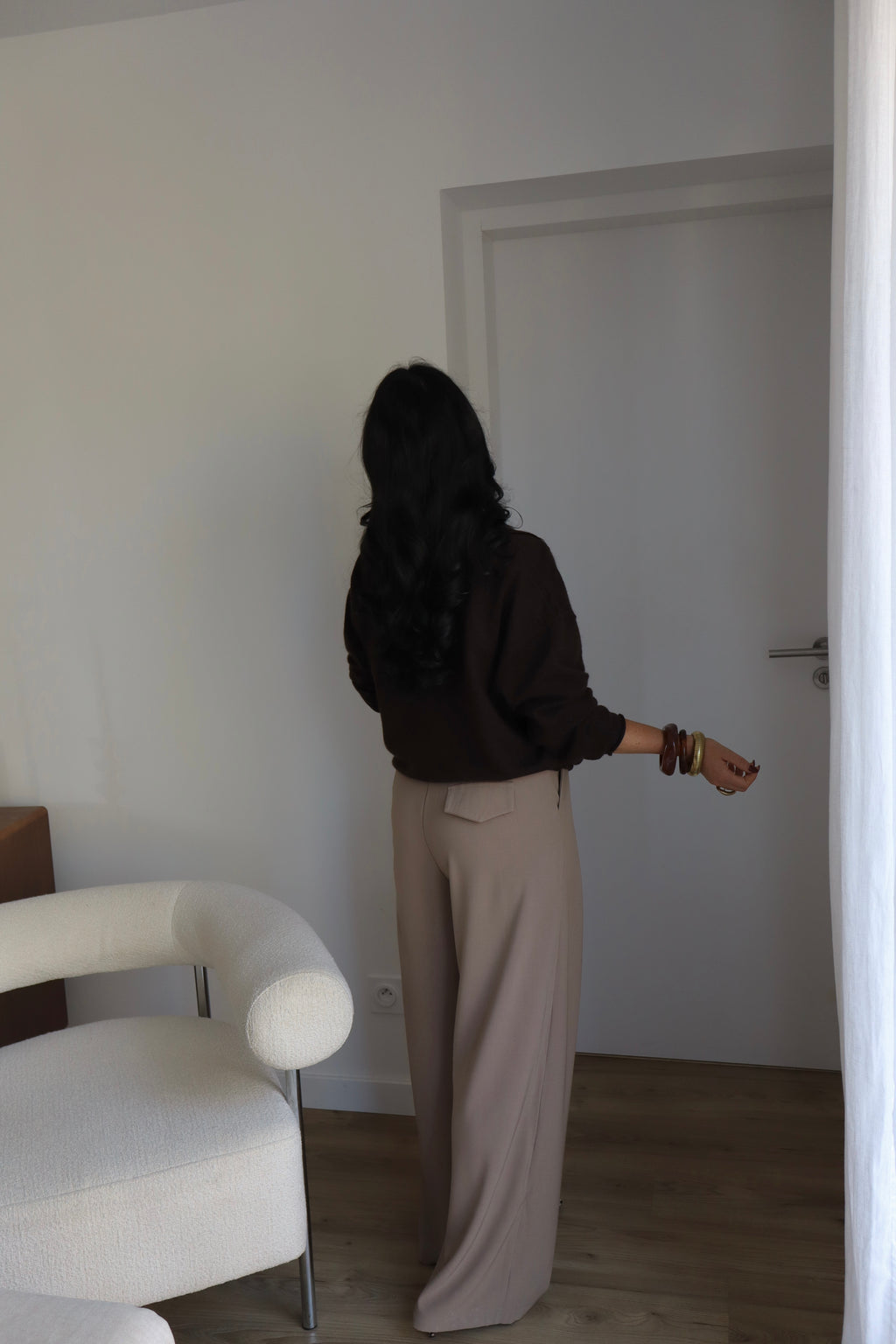 PANTALON MATHILDE TAUPE
