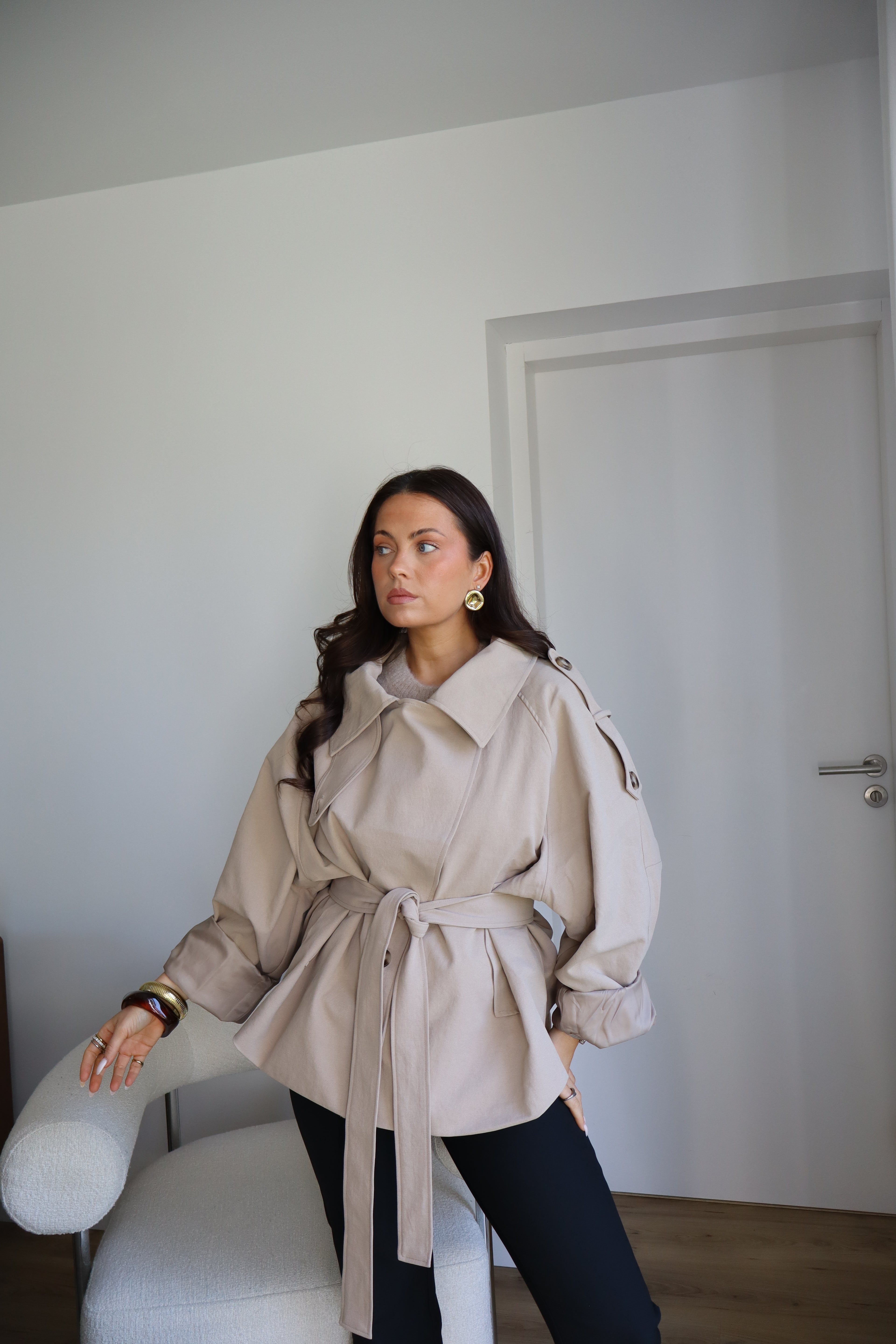 TRENCH COURT LOUISE BEIGE