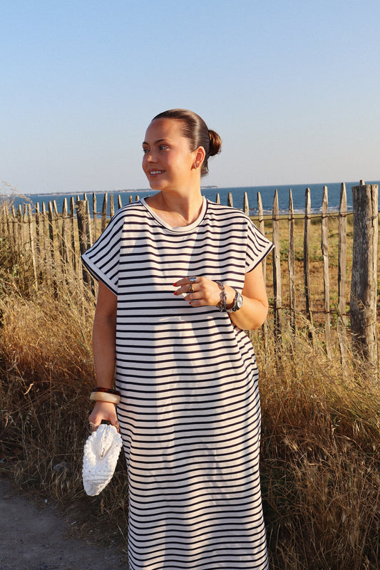 ROBE T-SHIRT MARINIÈRE