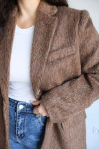 VESTE BLAZER JEANNE MARRON