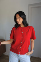 GILET MC CHIARA ROUGE