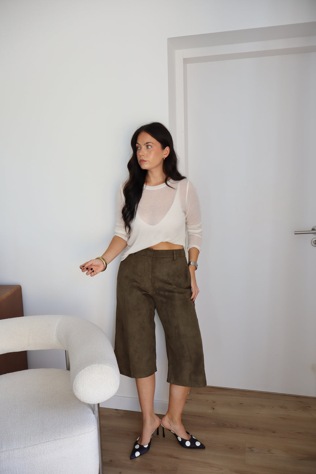 BERMUDA SUEDE NOA KHAKI