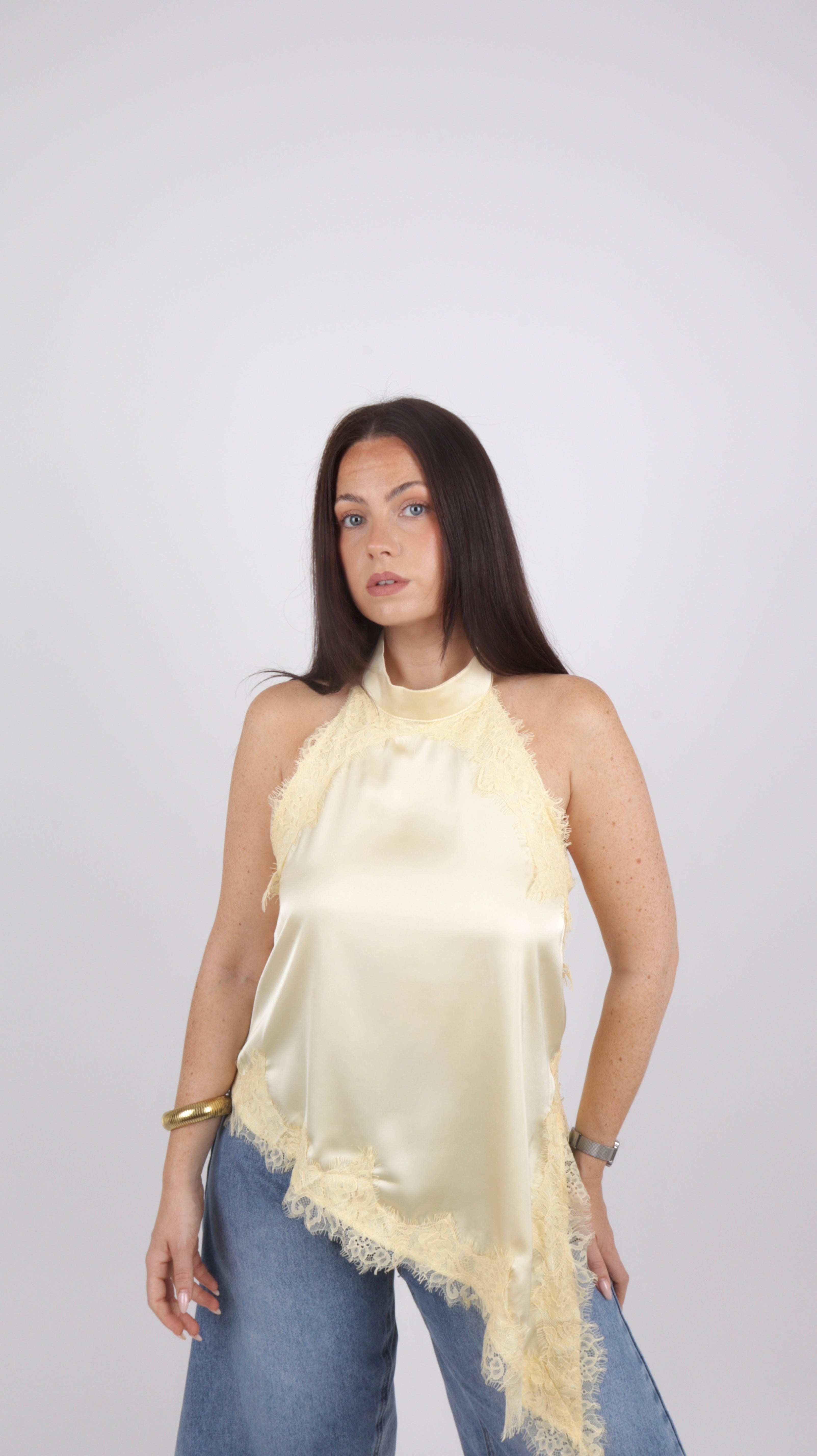 TOP SARAH JAUNE