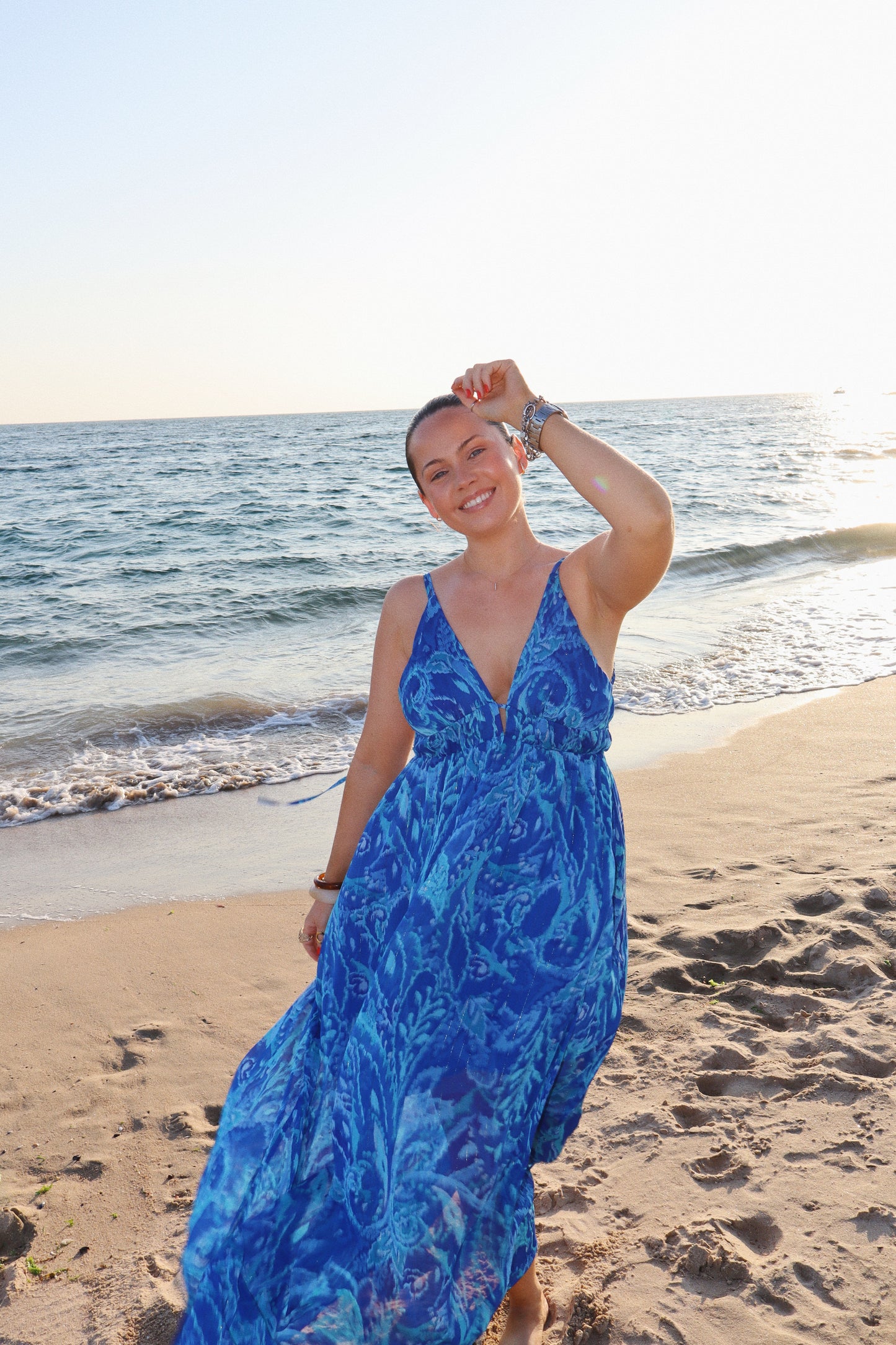 ROBE CARLA BLEUE