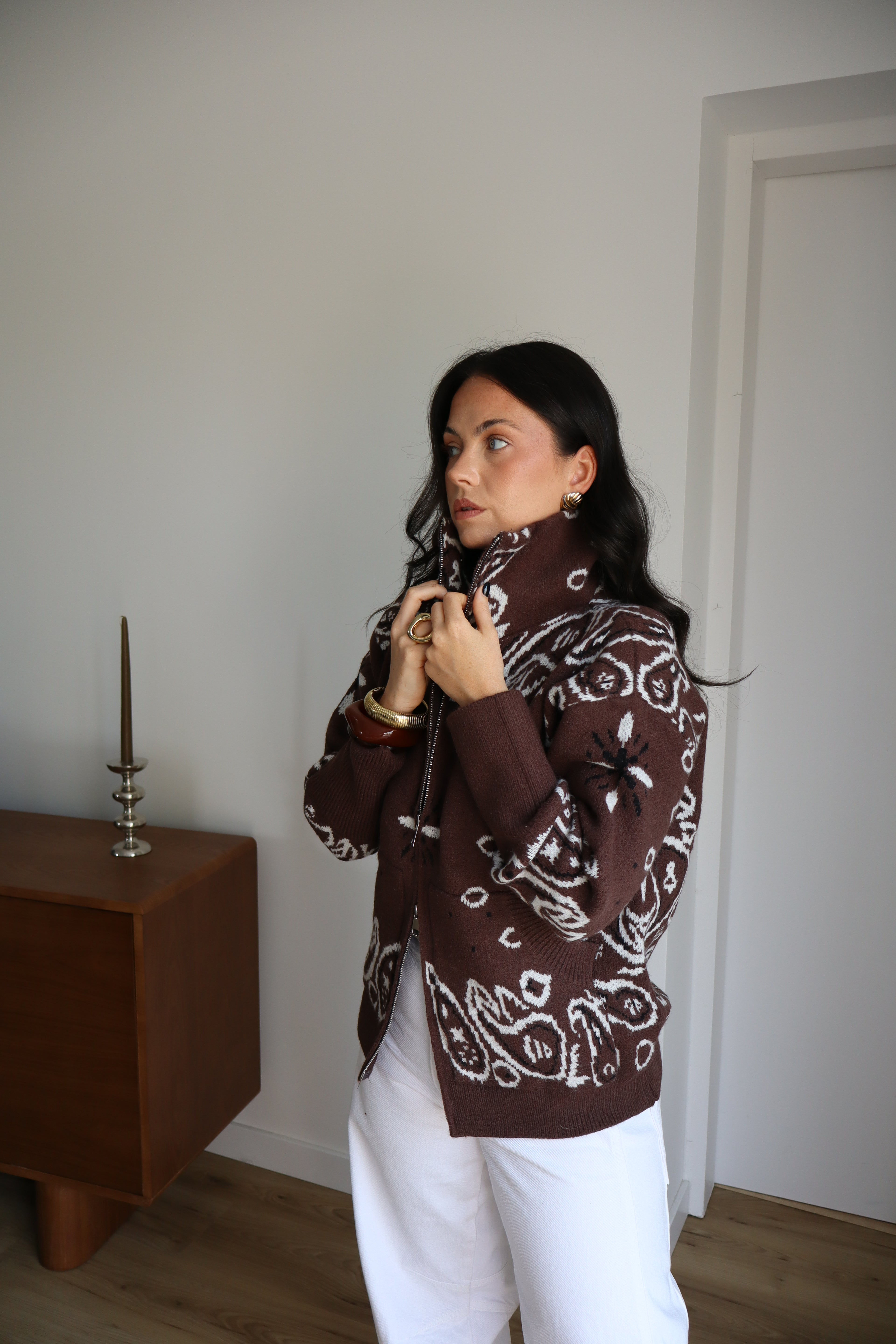 GILET BANDANA CHOCO
