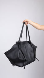 SAC CUIR PAULINE NOIR
