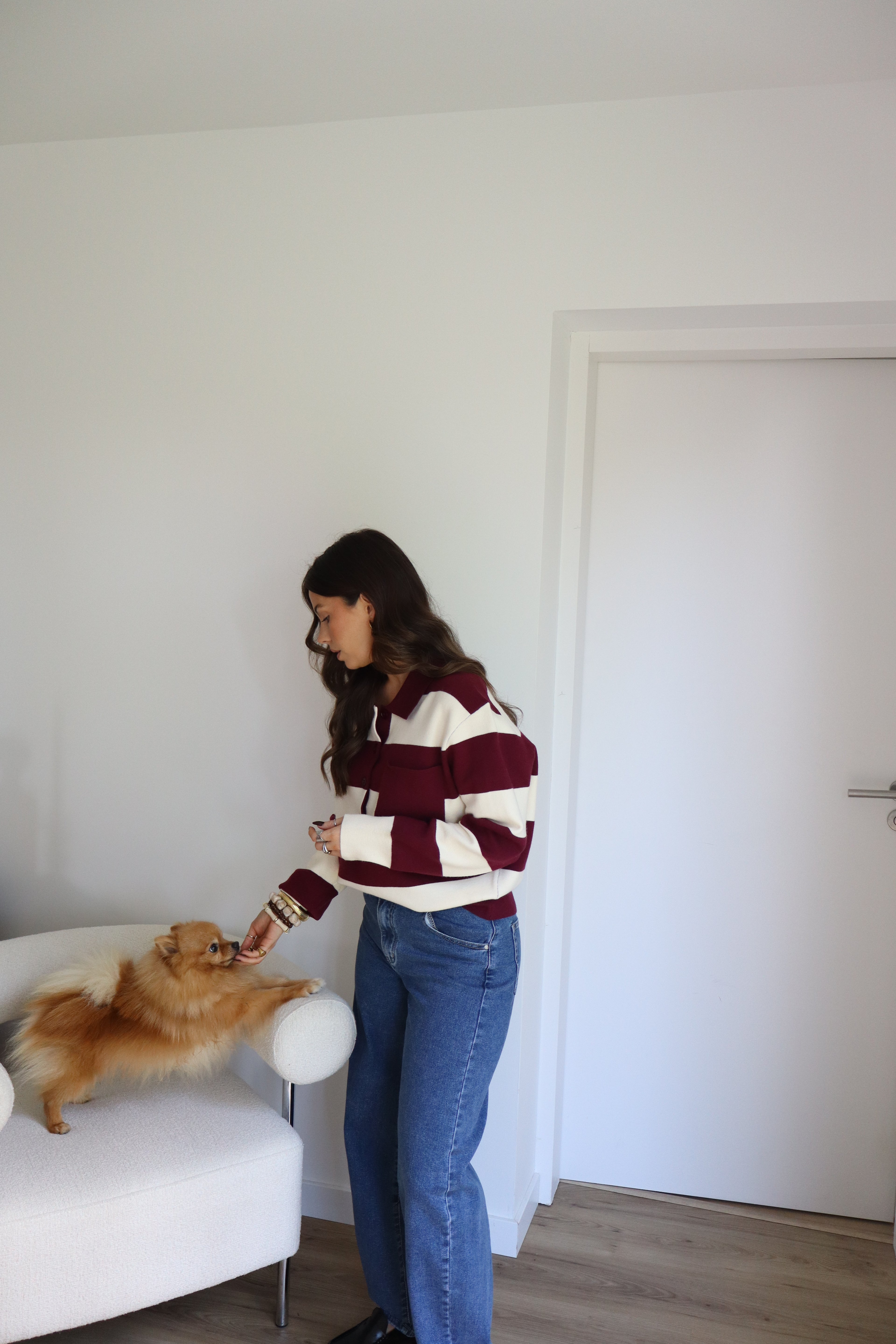 PULL CORRY BORDEAUX