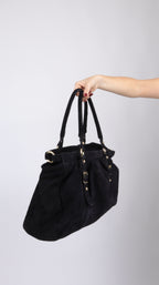 SAC SUEDE LOUNA NOIR