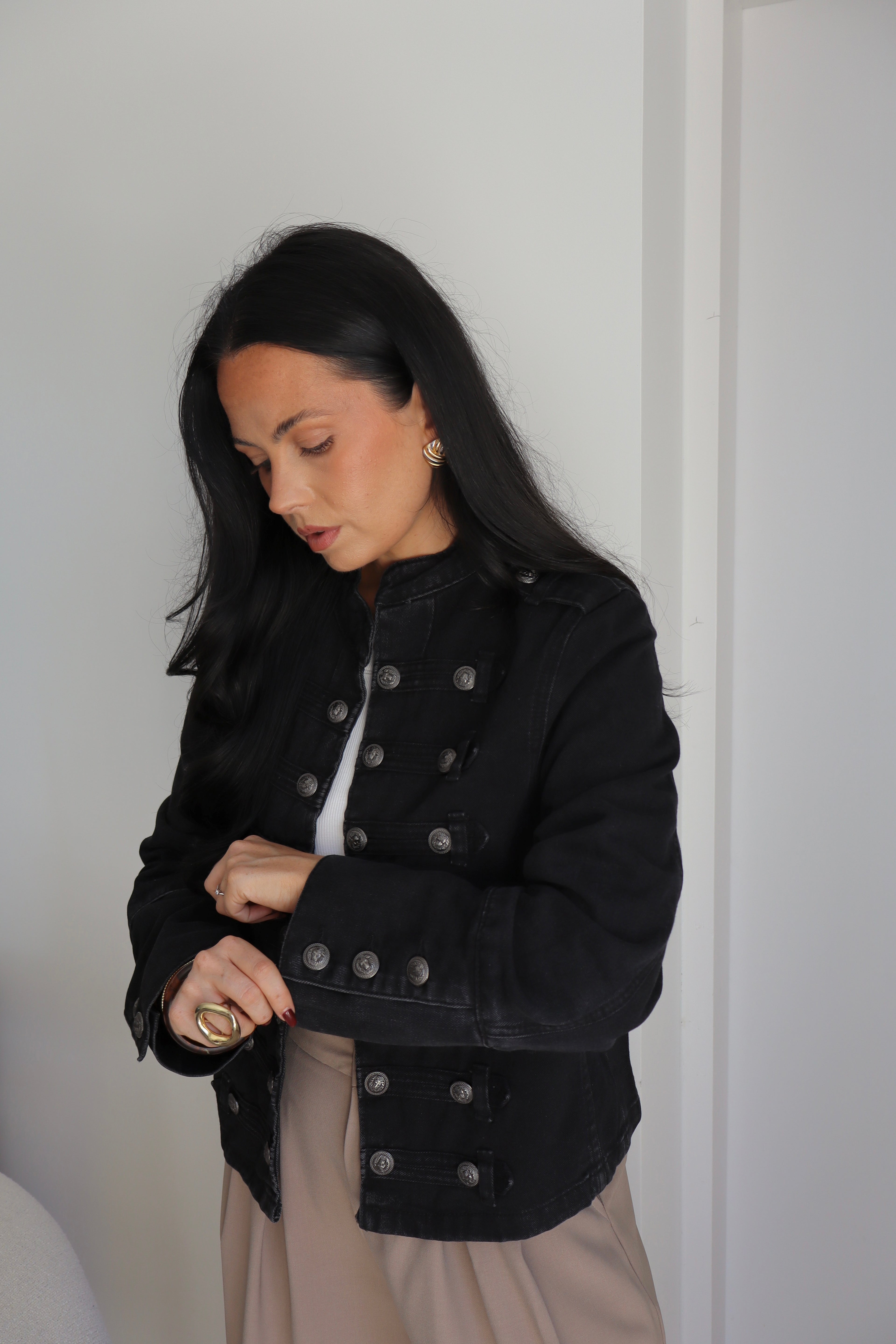 VESTE JEAN ZIA NOIR