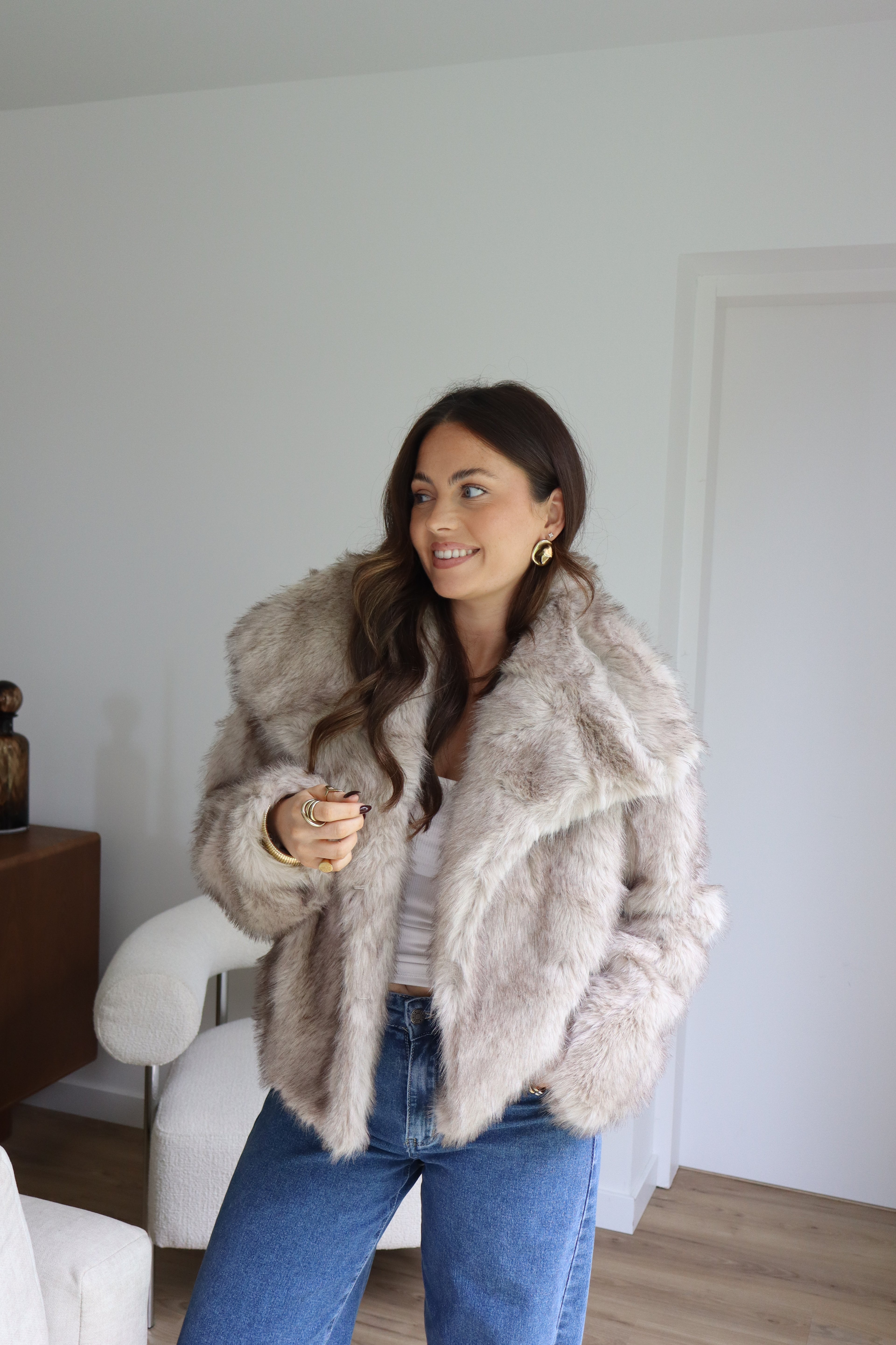 FOURRURE JENNY BEIGE