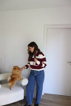 PULL CORRY BORDEAUX
