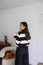 PULL CORRY BLEU MARINE