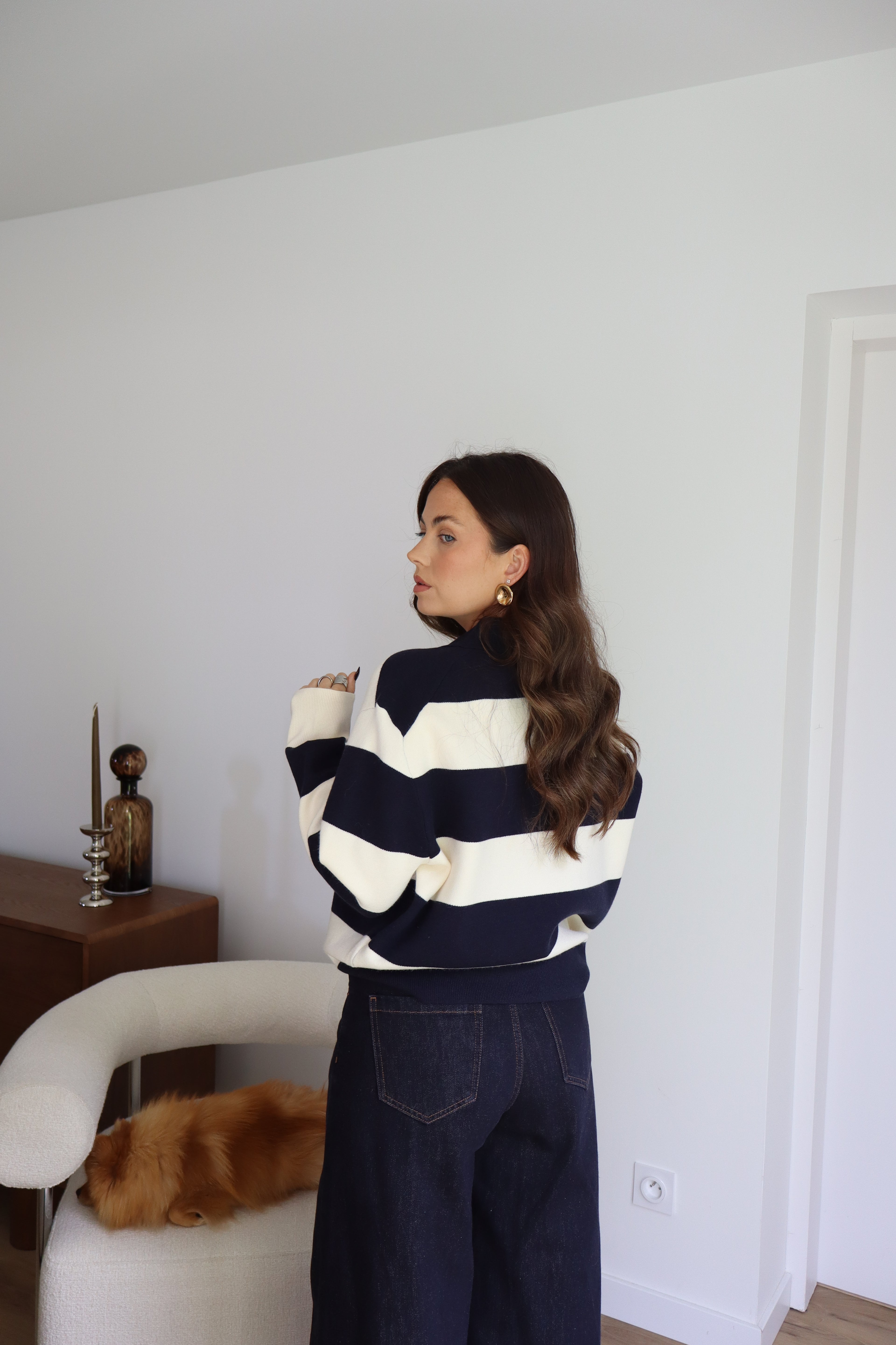 PULL CORRY BLEU MARINE