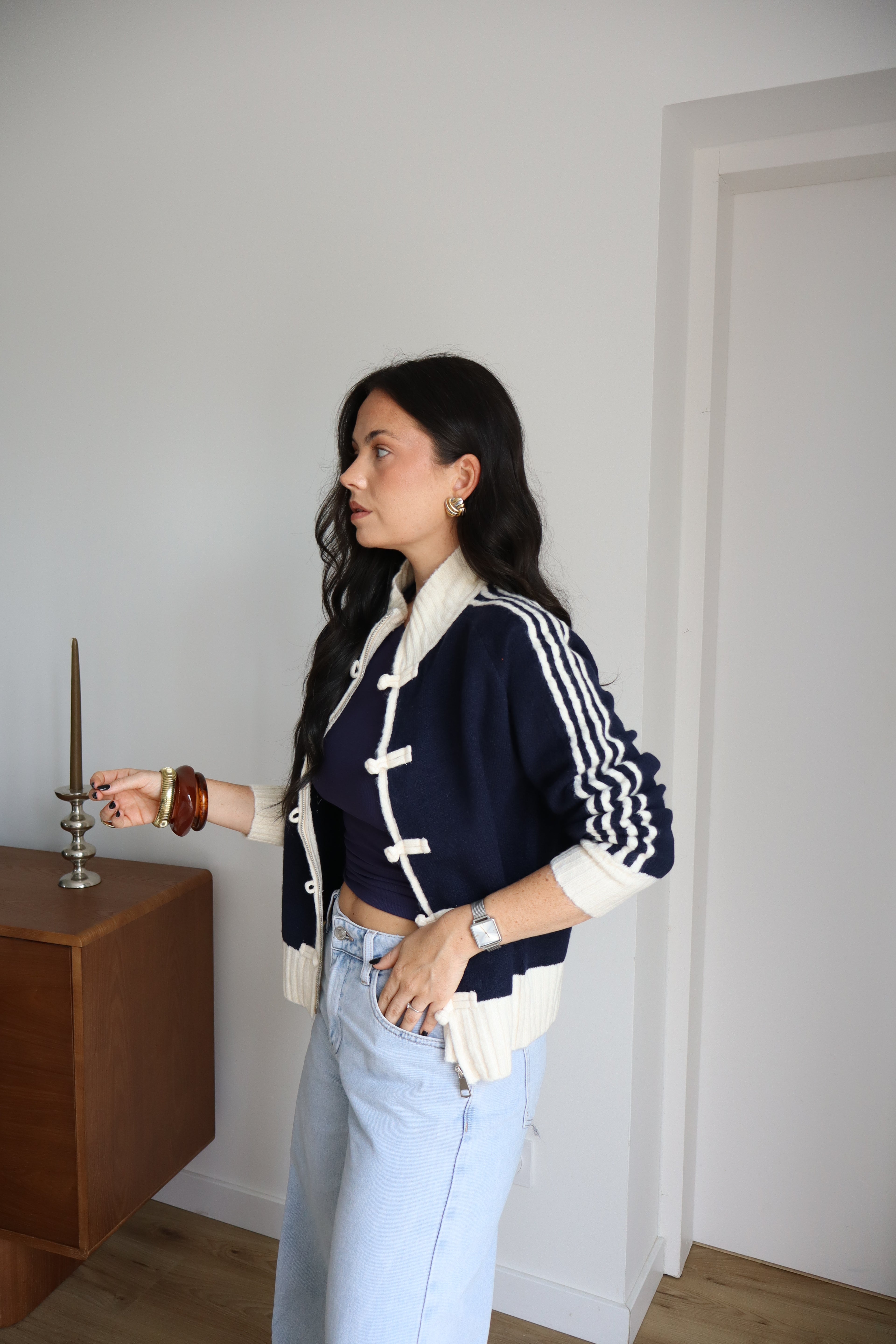 GILET ZIPPÉ ALBA MARINE
