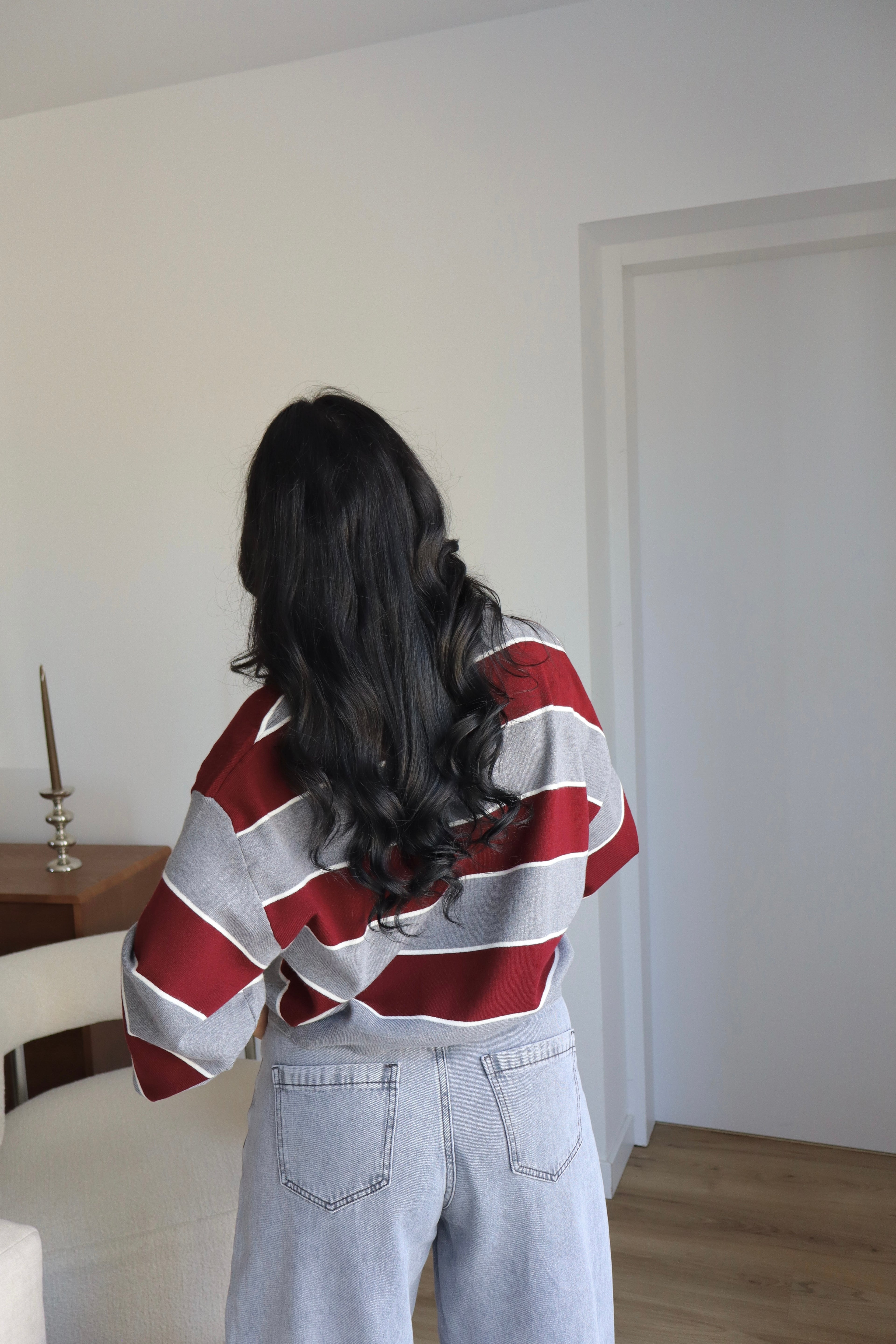 PULL NINA RAYE BORDEAUX